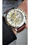 Rym-4469 Stainless Steel Case - Leather Cord - 2 Year Warranty - Men's Wristwatch