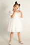 Girl's Dress Ecru M0241 - 2