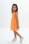Girl's Ruffle and Snap Detailed Dress - 2
