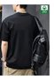Men's Black Text Motto Printed Oversize Relaxed Fit Cotton T-Shirt - 2