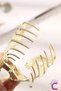 Sunflower Design Large Size Gold Metal Women's Latch Buckle 11.5cm - Elegant Gift Accessory Hair Clip - 6
