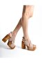 Women's Suede Clogs Sandals Powder - Mcgvn1502 - Pdr
