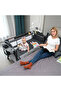 4 in 1 Baby Bedside Co - Sleeper Bassinet and Playpen wt Rocker Black - 5