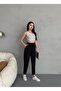 Women's High Waist Carrot Cut Stretch/Lycra Fabric Pants - 7