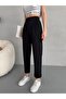 Women's High Waist Carrot Cut Stretch/Lycra Fabric Pants