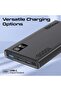 10000mAh Promate Power Bank 20W USB-C Input/Output Port, USB-C Ports, LCD Screen, Bolt-10PD Black - 3
