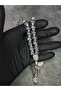 Barley Cut High End Glass Natural Stone Rosary - 3