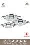 Sera Nova 6 Piece Ceramic Pan Set - White - 2