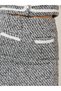 Textured Knee Length Tweed Skirt - 3