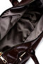 Belt Detailed Patent Leather Faux Leather Shoulder Bag Anfora Bitter Brown - 6
