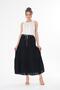 Women's Rope Detailed Layered Muslin Skirt 250144   - - 2