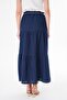 Women's Rope Detailed Layered Muslin Skirt 250144   - - 5