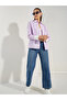 Striped Shirt with Cuffed Long Sleeve - 2
