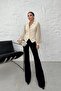 Chiffon Blouse with Button Detail on the Sleeves - 3
