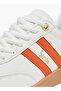 Samba Womens' Panelled Ankle Sneakers with Lace-Up Closure - 4