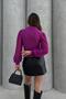 Women's Button-Detail Sleeve Chiffon Blouse - 7