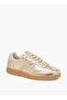 Samba Womens' Panelled Ankle Sneakers with Lace-Up Closure - 2
