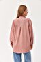 Design Stone Detail Shirt Dusty Rose - 3