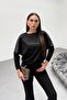 Women's Bat Sleeve Silvery Blouse - 4