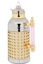 Saif Gallery Stainless Steel Thermos Set (Sara), 1 Liter, 2 Pieces - Pink - 8
