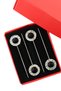4-Pack Oval Black Stone Scarf Pins. The Pin of the Shawl. The Turban Pin. The Headscarf Needle. Pin for Scarf and Shawl.