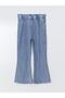 Elastic Waist Girl's Flared Leggings