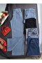 Hawk Belt Back Elastic Zippered Wide Leg Jeans 6055
