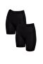 Women's Modal Cotton Long Leg 2-Piece Black Panties Qk.Bks1Ko.2Lk.Tl.1Mn