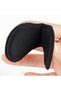 2 Pairs-Black, Adhesive, Anti-Heel Bump, Pain Reducing, Shoe Narrowing, Cotton Sponge Pad - 5