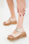 Beige Women's Sandals 20334
