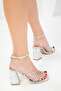 Silver Women's Classic Heeled Shoes 20282 - 2