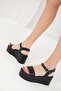Women's Black Sandals 20333 - 5