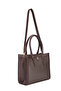 Coffee Small Alphabet Women's Shoulder Bag 05Po25Y2013 - 4