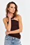 Women's Brown Blouse with Accessories Ey3068 - 5