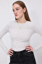 Crew Neck Basic Blouse B1496-Dk2 - 4