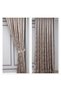 Elite Yellow Milk Coffee Panel Background Curtain 1/3 Pleated Single Sash - Wrinkle Free, Stylish and Modern - 2