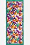 Leaf Pattern Green Soft Cotton Shawl - 4