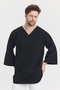 V-Neck 4/3 Half Sleeve T-Shirt - 6