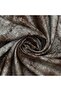 Elite Dark Brown Panel Background Curtain 1/3 Pleated Single Sash - Wrinkle Free, Stylish and Modern - 6