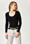 Black Cotton Premium Blouse - 3
