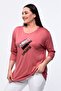 Large Size New Season Comfortable Model Sequined Embroidered Half Sleeve Sequined Mother's 4 Seasons Blouse - 7