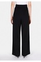 Regular Fit Mid Waist Straight Women's Black Sweatpants - 2