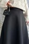 Puff Scuba Black Skirt - 3