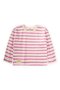 Seasonal Striped T-Shirt, 1-10 Years Old Fuchsia - 2