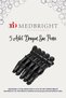 5 Pieces Dragon Hair Collet Hairdresser's Clip - Designed for Professional Use!" - 3