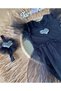 Girl's Heart Black Tutu Jumpsuit Bandana and Ballerina Socks Set - 2