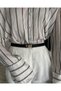 Stitched Gold Buckle Belt Trouser Belt, Dress Belt, Coat Belt, Shirt Belt