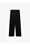 Belted Pocket High Waist Palazzo Trousers - 4