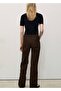 Zebra Print Straight Cut Jeans - 4