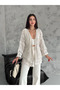 Women's Tassel Detailed Long Cardigan